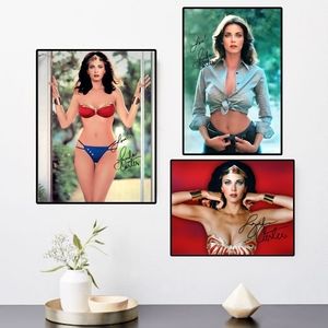 Linda Carter Sexy WONDER WOMAN Poster Set Unframed 11x8.5
